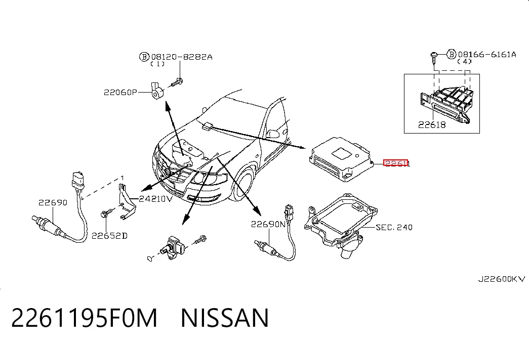 2261195F0M Nissan/Infiniti
