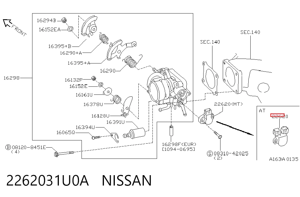  Sensor TPS Nissan Terrano 2