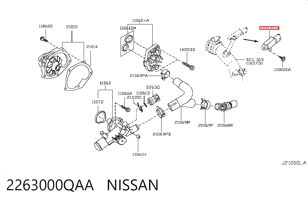 2263000QAA Nissan/Infiniti