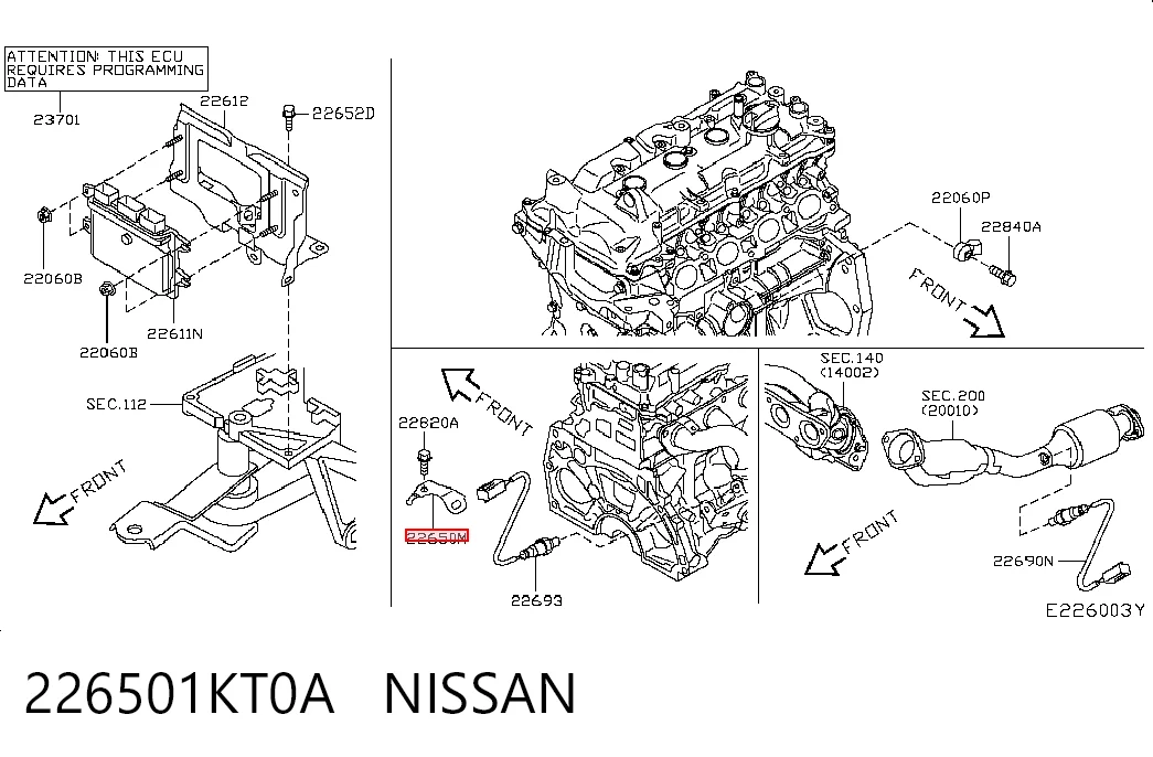 226501KT0A Nissan/Infiniti