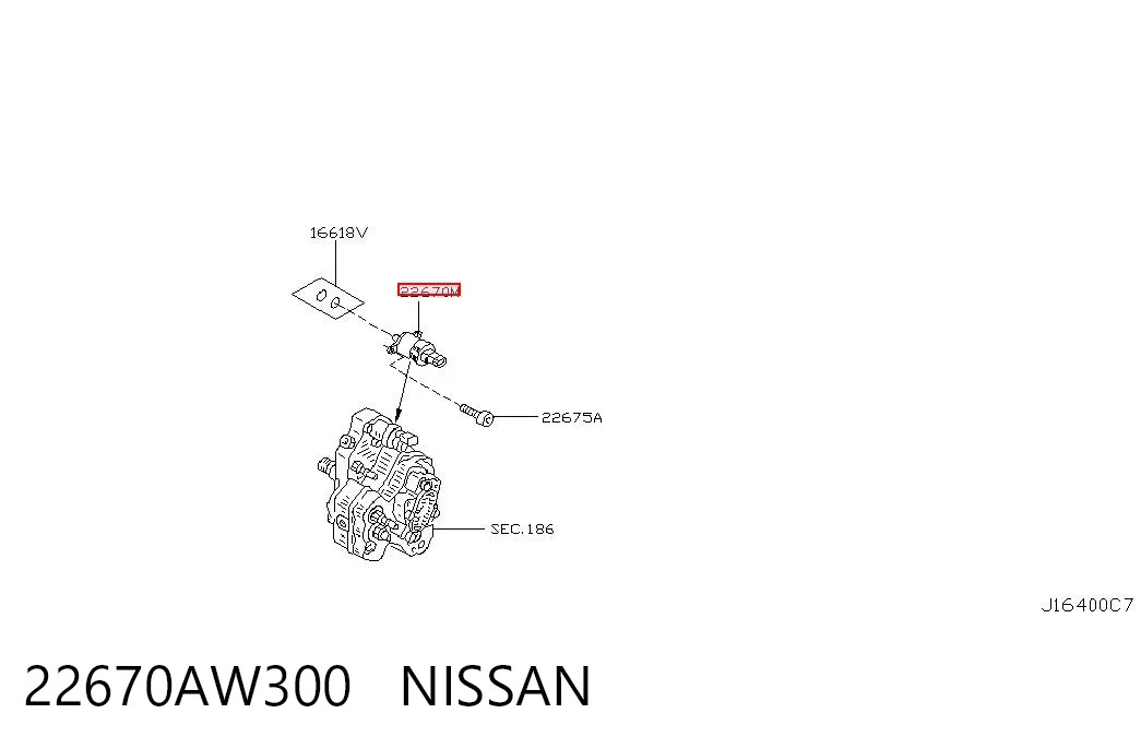 22670AW300 Nissan/Infiniti