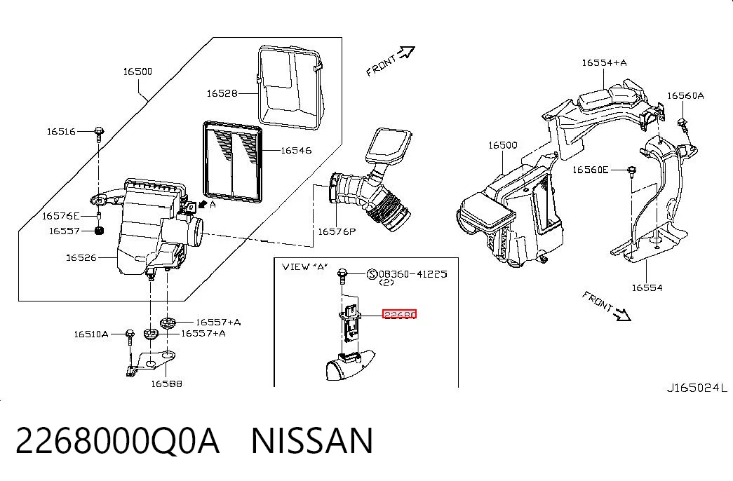 Comprar Sensor de flujo de masa de aire Nissan Micra K14 a bajo precio