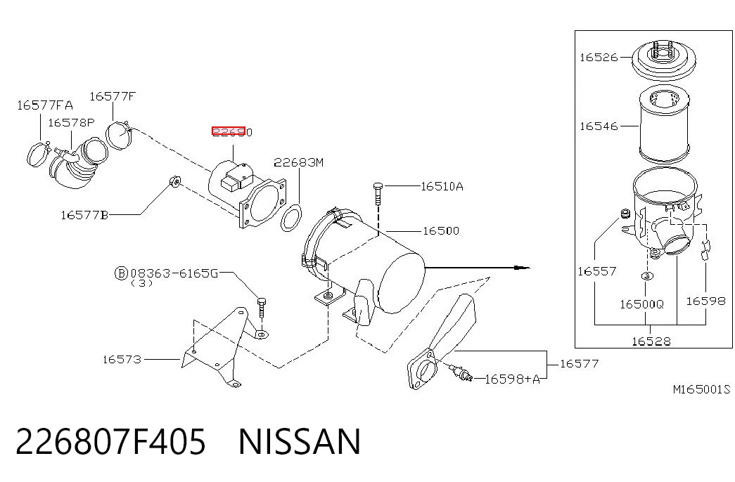 226807F405 Nissan/Infiniti