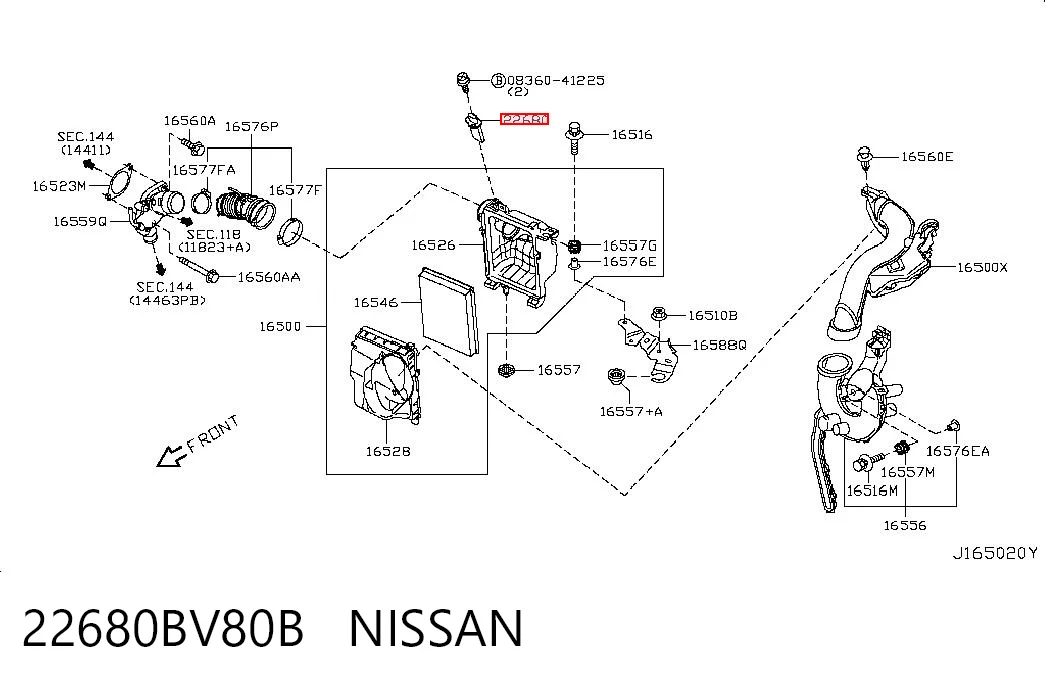 Comprar Caudalímetro Nissan Altima L33 