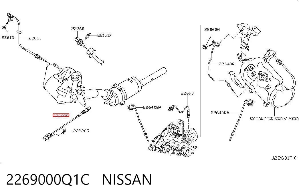 Sonda de oxígeno Nissan JUKE  desde 100,92 €