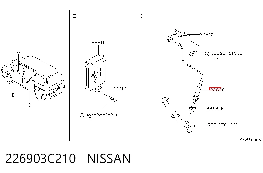 226903C210 Nissan/Infiniti