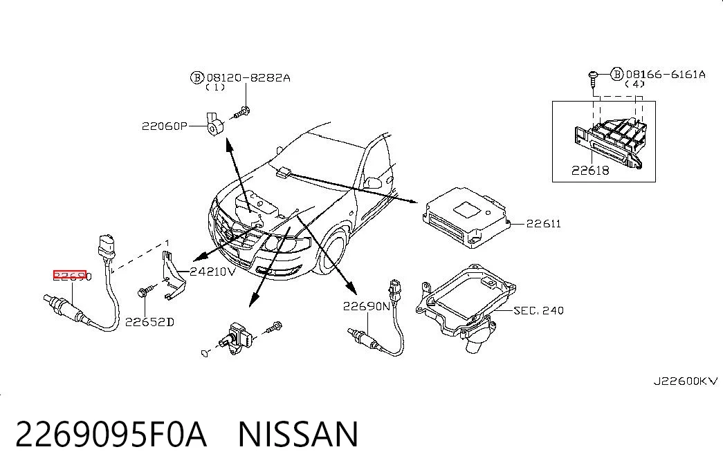 2269095F0A Nissan/Infiniti