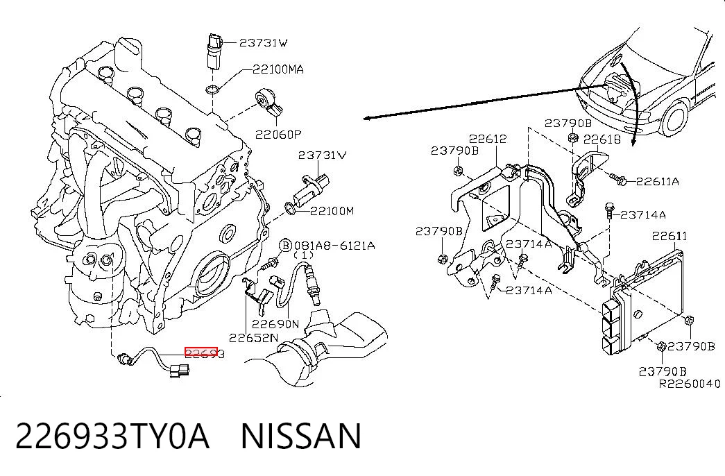 226933TY0A Nissan/Infiniti 