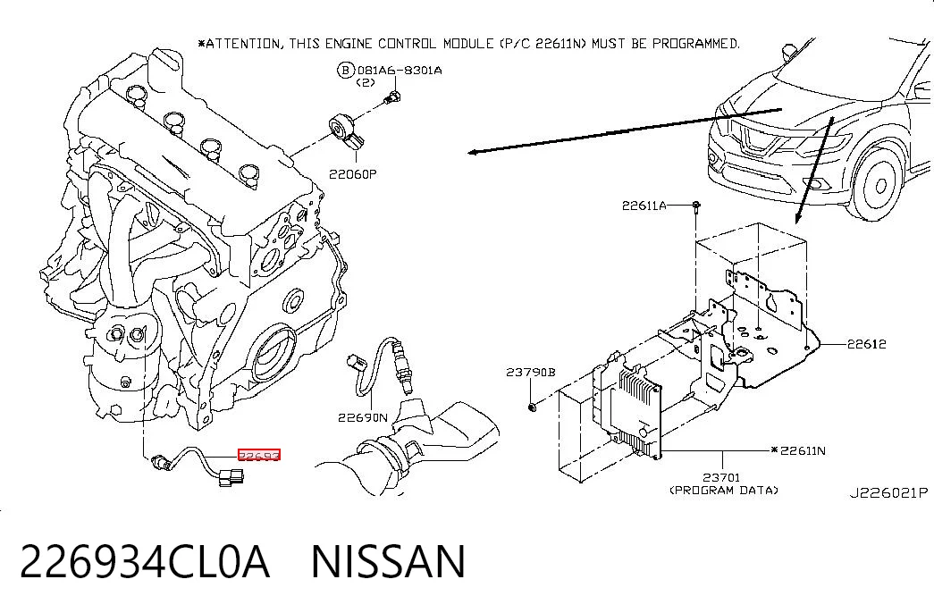226934CL0A Nissan/Infiniti