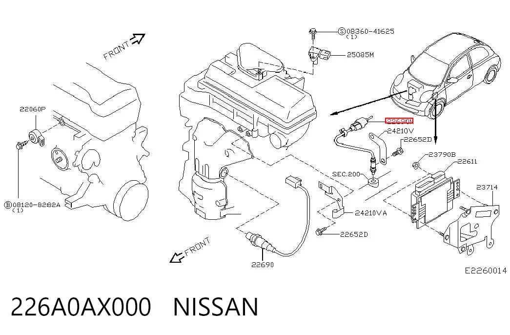 258005307 Bosch Sonda lambda de oxígeno posterior al catalizador