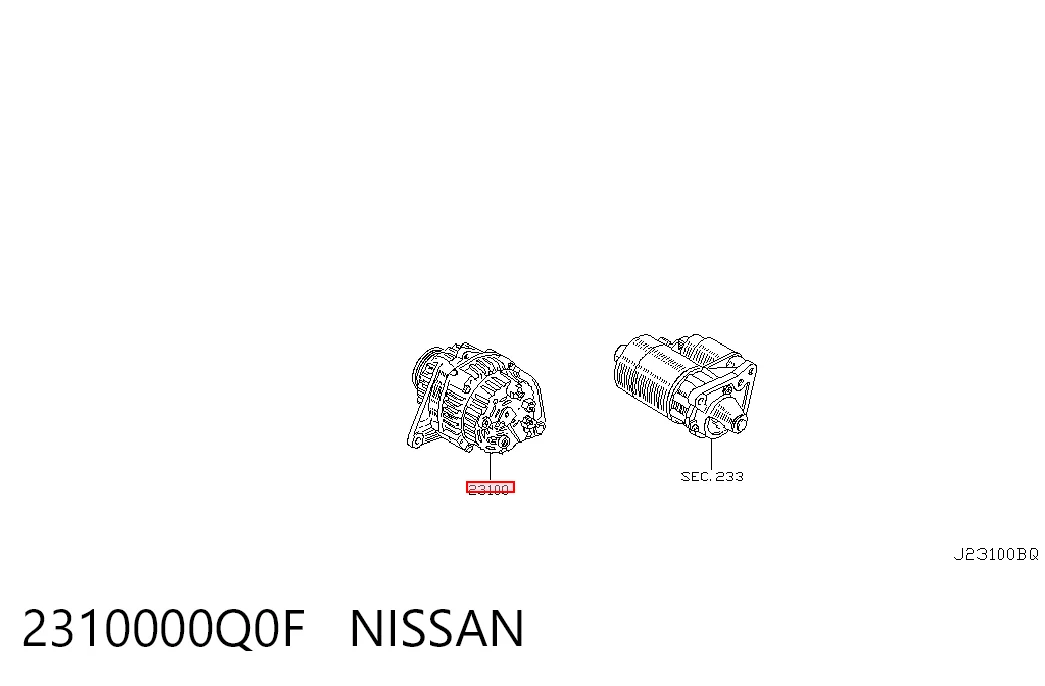 2310000Q0F Nissan/Infiniti
