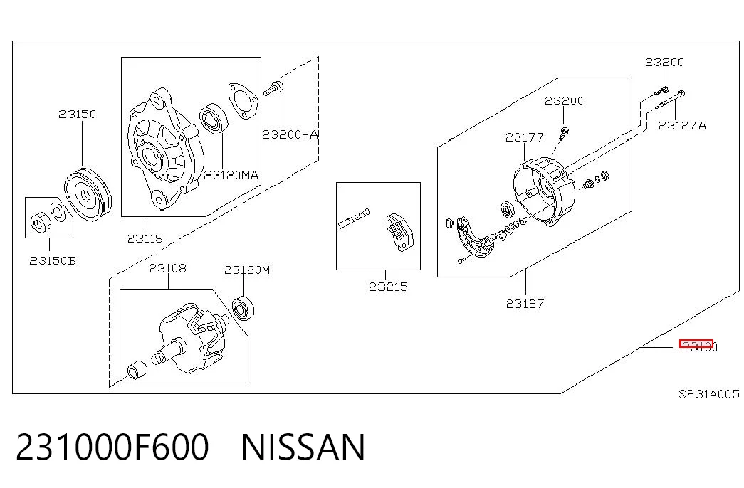 231000F600 Nissan/Infiniti