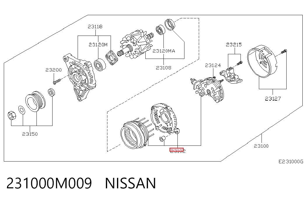 231000M009 Nissan/Infiniti
