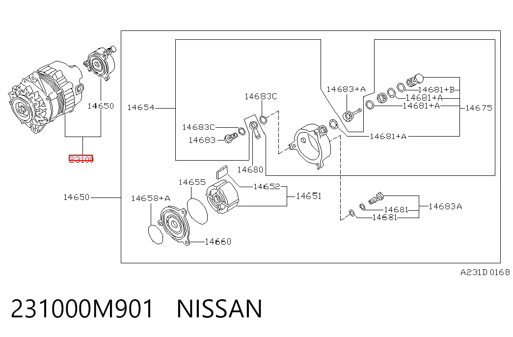 231000M901 Nissan/Infiniti