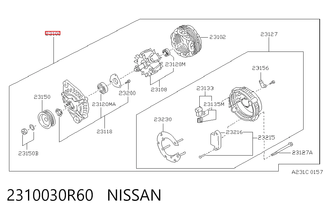 2310030R60 Nissan/Infiniti