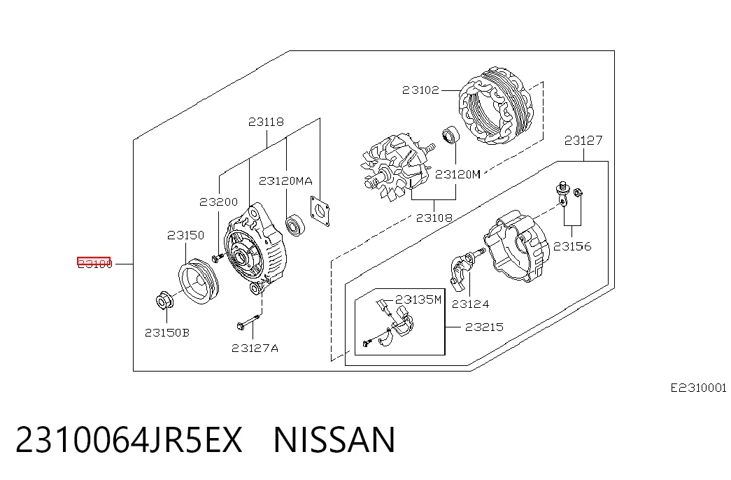 2310064JR5EX Nissan/Infiniti