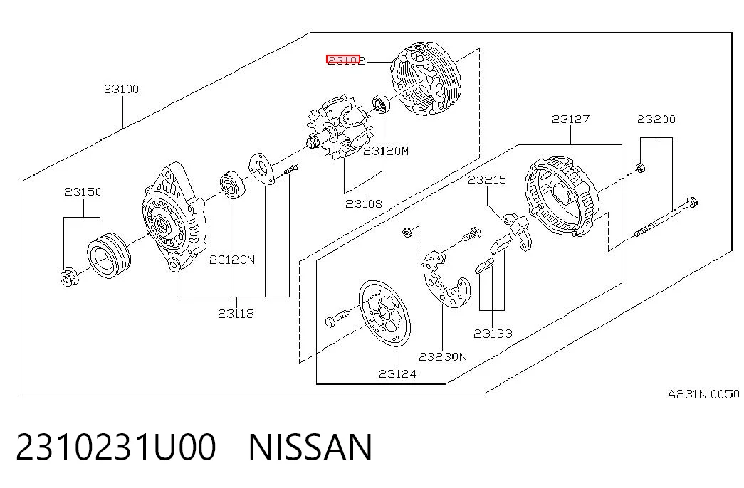 2310231U00 Nissan/Infiniti
