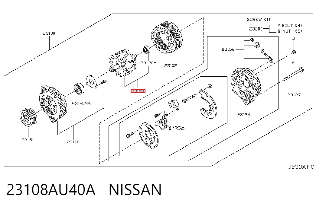 23108AU40A Nissan/Infiniti