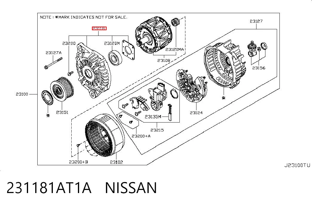 231181AT1A Nissan/Infiniti