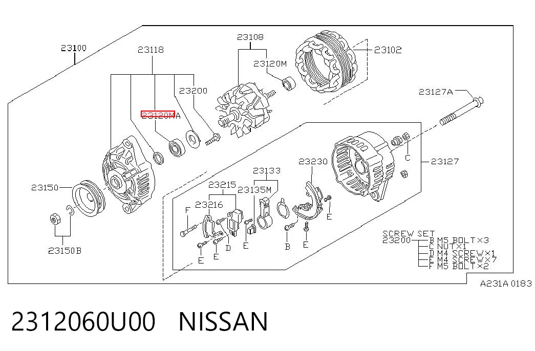 Comprar Cojinete alternador Terrano II R20