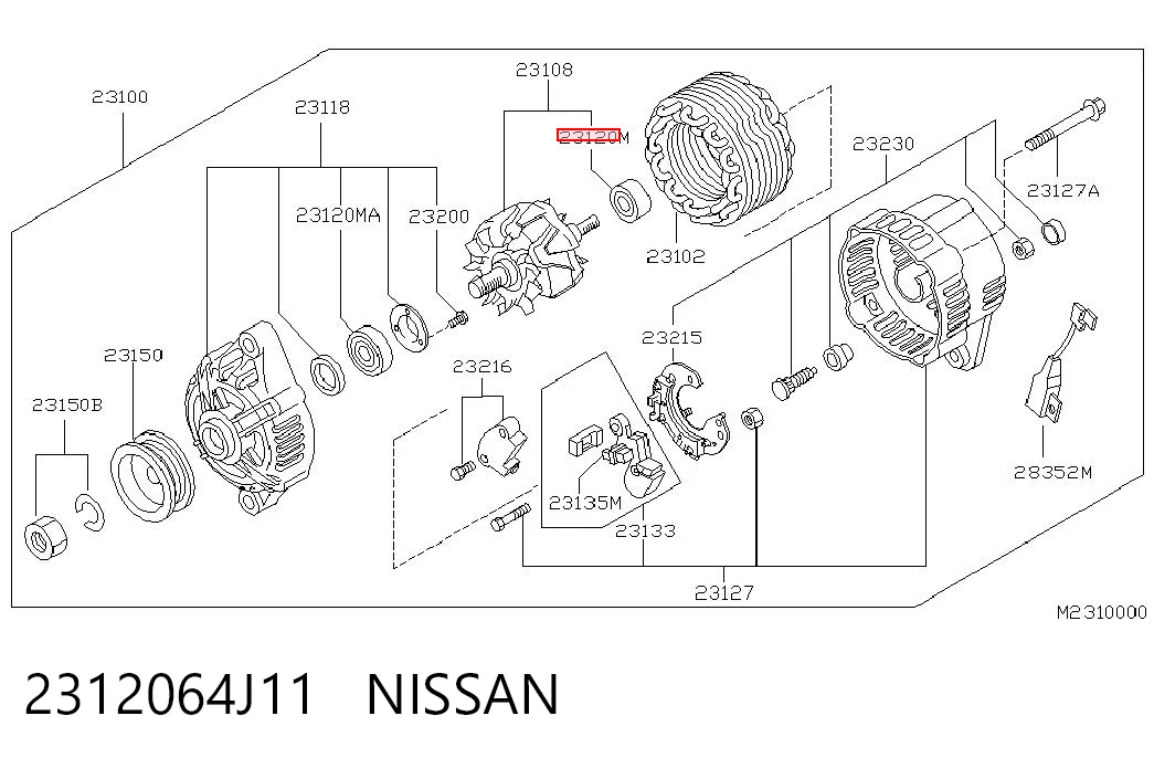 Comprar Rodamiento de alternador Ford Escort  ANL a bajo precio