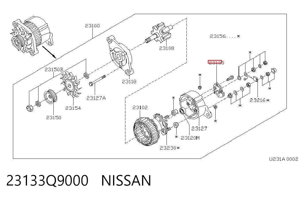 23133Q9000 Nissan/Infiniti