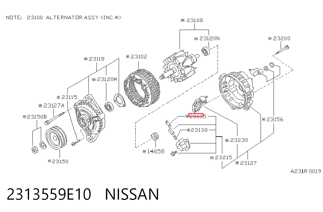 Escobillas alternador KIA Cerato  desde 1,50 €