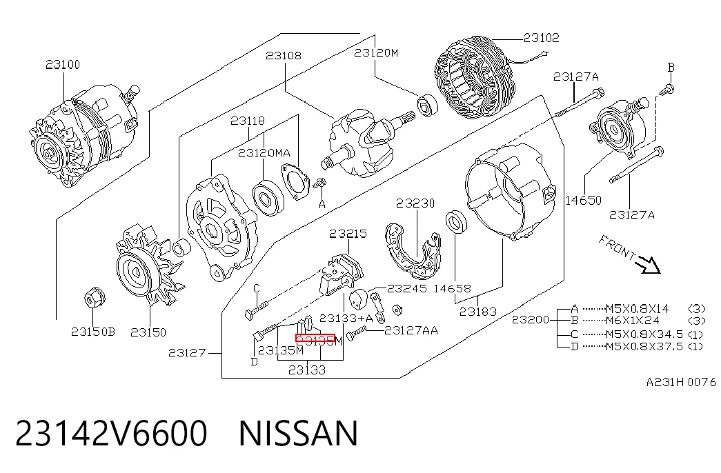 Comprar Escobilla del alternador Isuzu Trooper  UBS a bajo precio