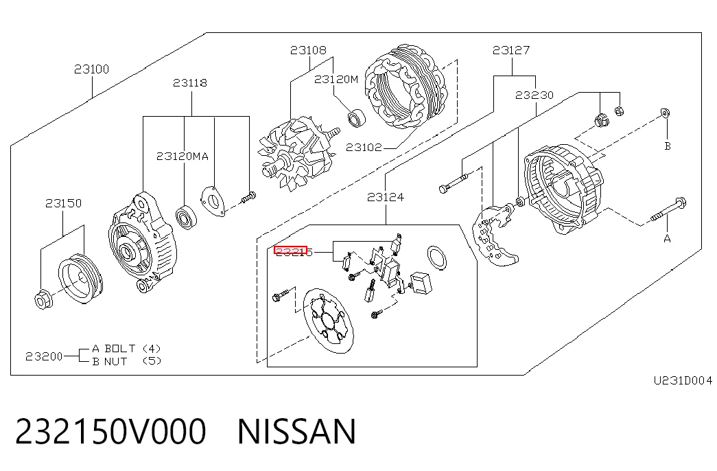 232150V000 Nissan/Infiniti
