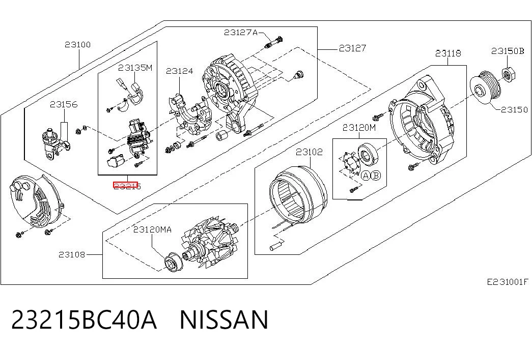 23215BC40A Nissan/Infiniti