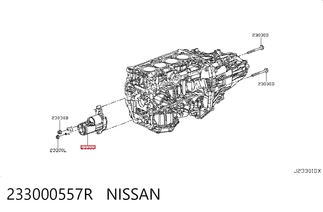 233000557R Nissan/Infiniti
