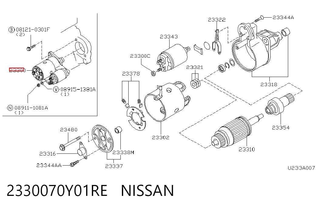 Arranque motores Nissan Sunny II (1986-1991)