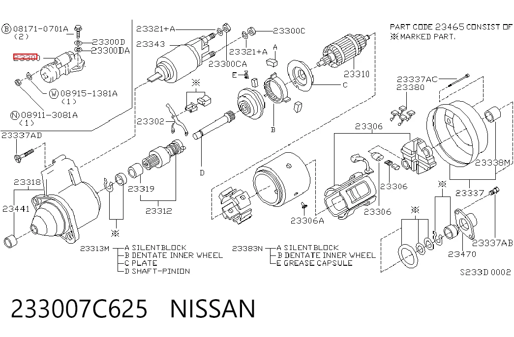 Burro de arranque  Nissan Patrol SUV (Y60) (1987 - 1997) precio, desde 56,63 EUR