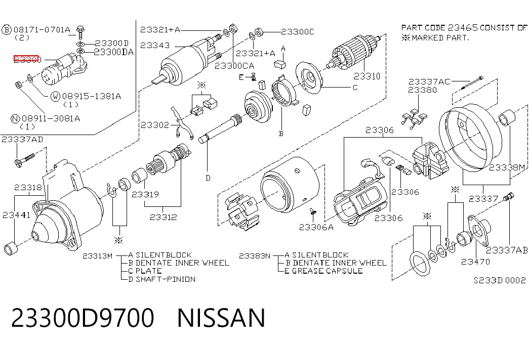  Motor de arranque Nissan Patrol 