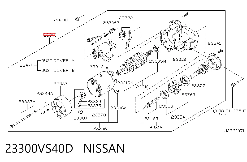 23300VS40D Nissan/Infiniti
