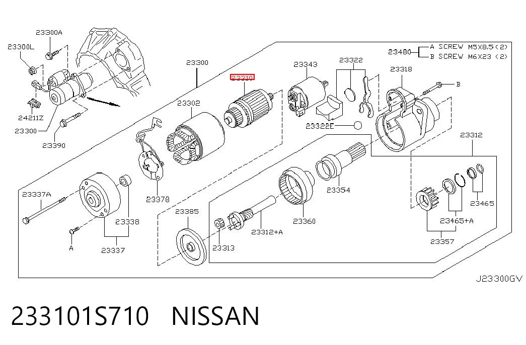 233101S710 Nissan/Infiniti
