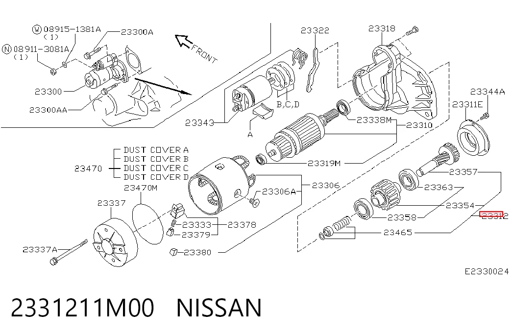 Bendix de coche Nissan Patrol SUV (Y60) (1987 - 1997) precio, desde 39,66 EUR