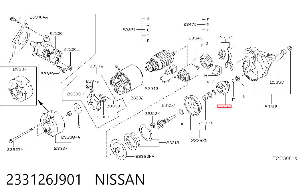 233126J901 Nissan/Infiniti