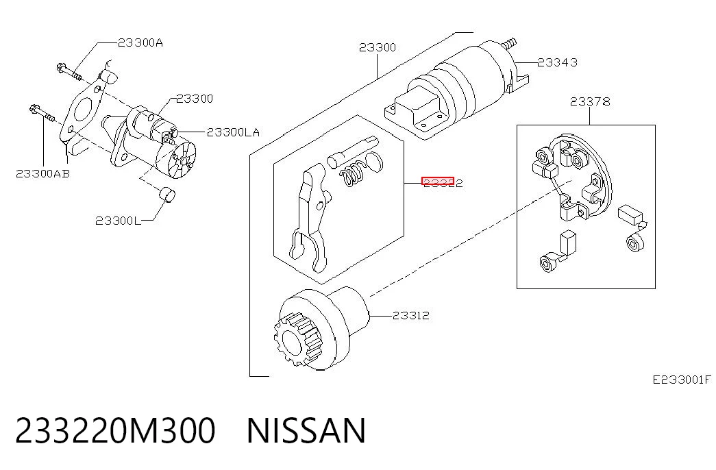 233220M300 Nissan/Infiniti