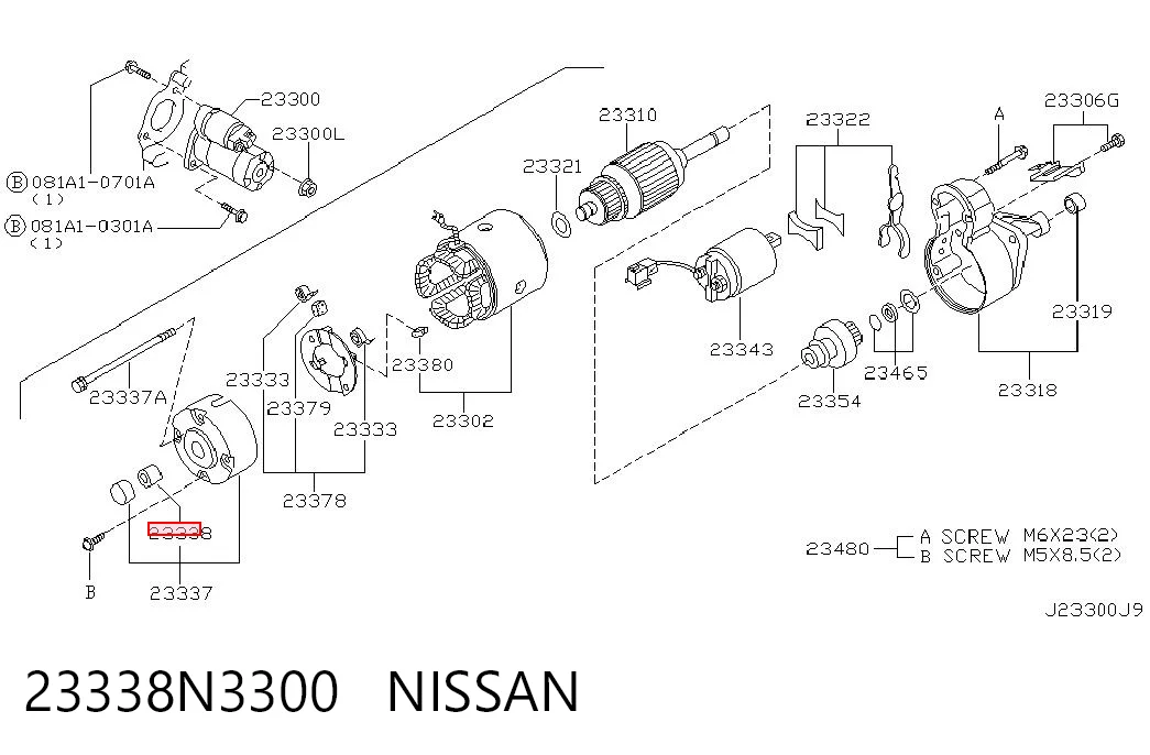 Comprar Buje de arranque Nissan Vanette C22 a bajo precio
