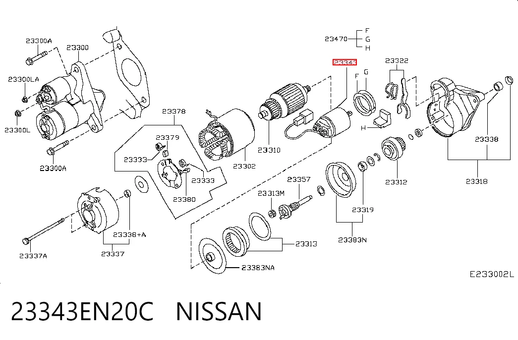  Solenoide de arranque Nissan Qashqai 1