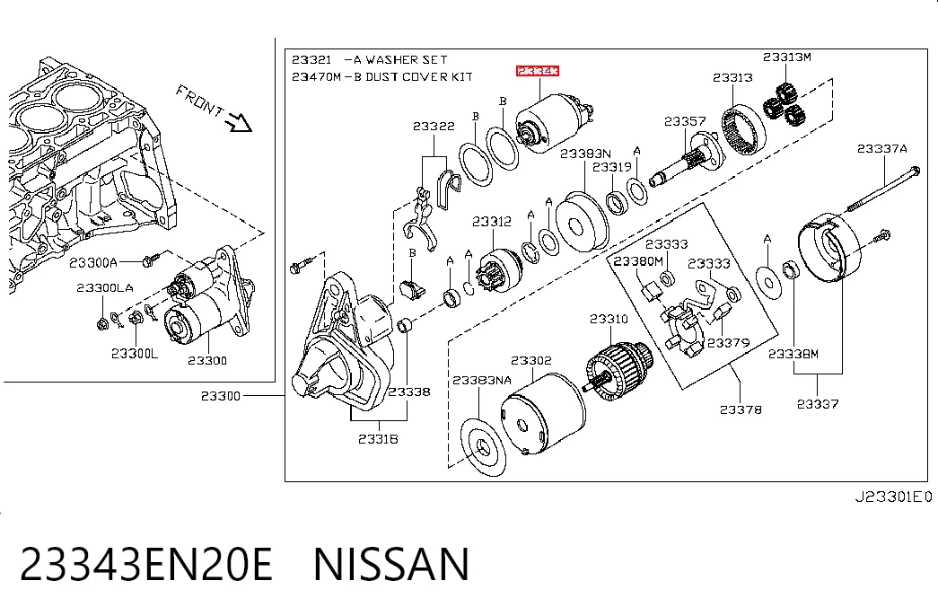 Interruptor solenoide Nissan Qashqai I