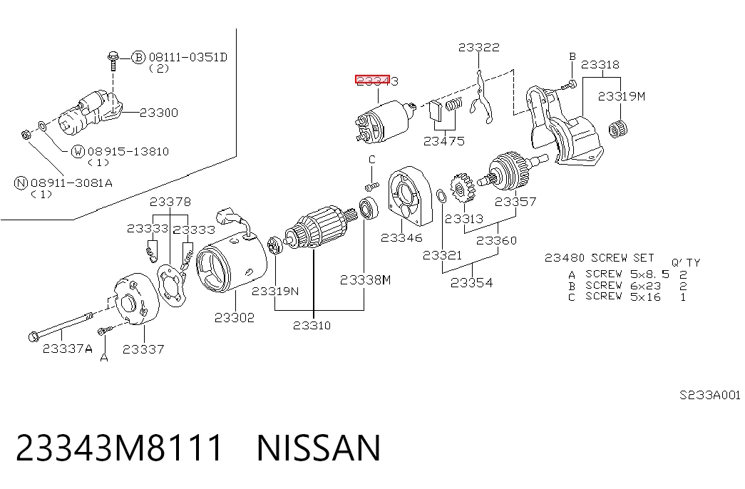  Solenoide de arranque Mitsubishi Eclipse 1