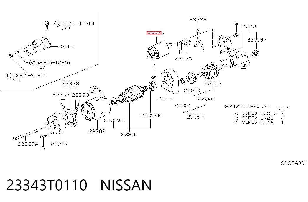 Interruptor solenoide Mitsubishi Eclipse I