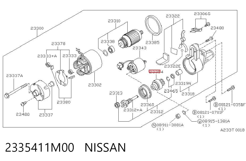 Bendix de coche Nissan Sunny II sedán (N13) (1986 - 1991) precio, desde 36,89 EUR