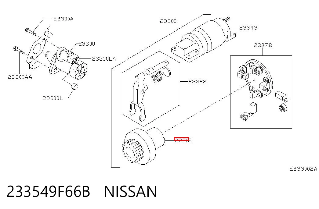 233549F66B Nissan/Infiniti