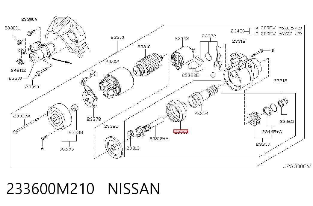 233600M210 Nissan/Infiniti