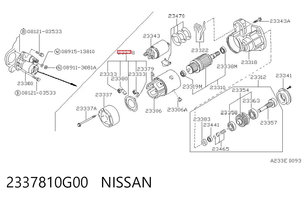 2337810G00 Nissan/Infiniti