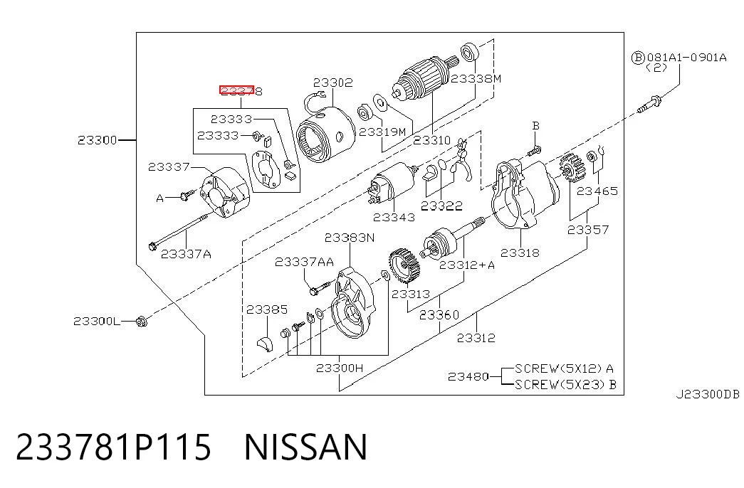 233781P115 Nissan/Infiniti