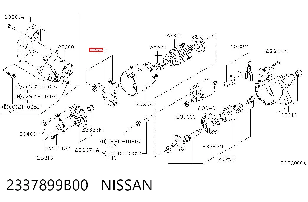 2337899B00 Nissan/Infiniti